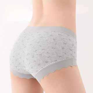 Quần Lót Nữ Cotton Cạp Vừa Viền Su Mềm, Quần Chip Hoạ Tiết Xinh Đáy Mở Rộng Thoáng King Shop L-758