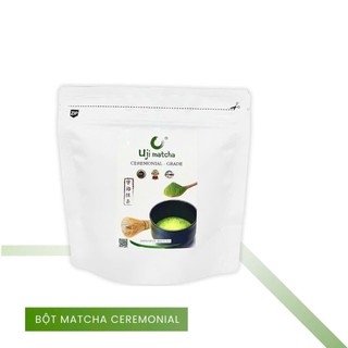 Bột Matcha Uji CEREMONIAL GRADE – Bột Trà Xanh Thượng Hạng Công nghệ  Nhật Bản / 50g - 100g /TÚI ZIP
