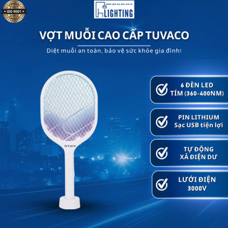 Vợt Muỗi TUVACO Thông Minh Kiêm Đèn Bắt Muỗi Tự Động 2in1 Cao Cấp