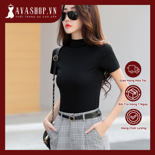 Áo Thun Nữ Cổ Lọ Cotton Ngọt Ngào Quyến Rũ AL60