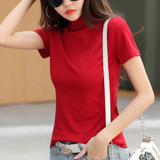 Áo Thun Nữ Cổ Lọ Cotton Ngọt Ngào Quyến Rũ AL60