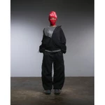 Quần Kaki Ống Rộng DAPPERANDMORE "PARACHUTE CARGO PANTS" Phối 2 Túi Bên Hông Kèm Dây Rút Eo - Đen — ảnh 5