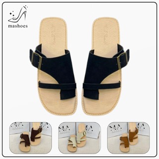 Dép Nữ Sỏ Ngón Phối Khóa Hottrend 2025 MA Shoes D4761 – Cá Tính, Êm Ái, Chuẩn Xu Hướng