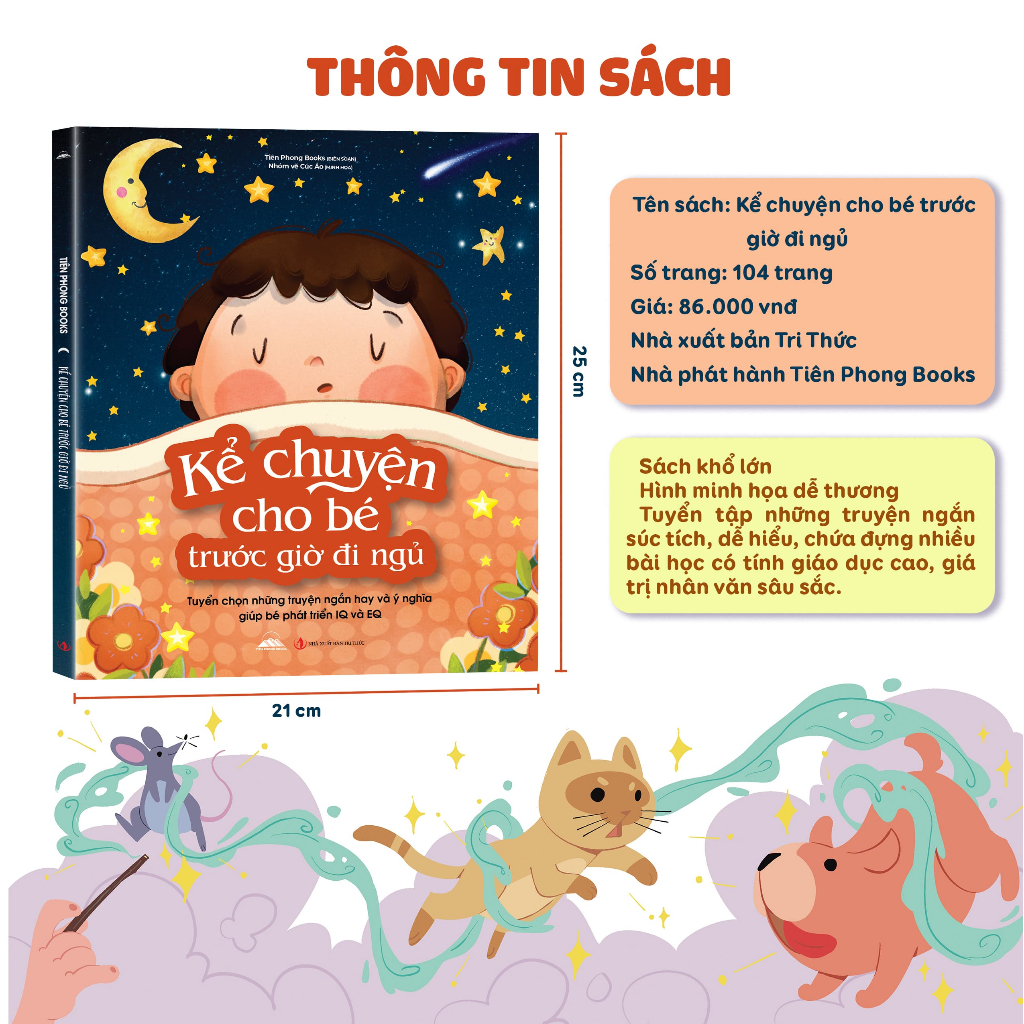 Sách - Kể Chuyện Cho Bé Trước Giờ Đi Ngủ - Tuyển Chọn Những Truyện Ngắn Hay, Ý Nghĩa