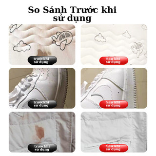 Chai Xịt Bọt Khô Tẩy Vết Bẩn Quần Áo Nước Giặt Khô, Không Cần Giặt Lại Với Nước, An Toàn Cho Da