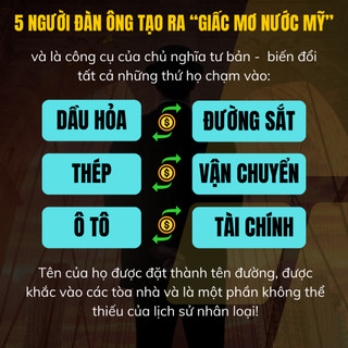 Sách Đại Tư Bản Mỹ: Những Tài Phiệt Chi Phối Nước Mỹ | Hành Trình Xây Đế Chế & Bí Quyết Thành Công | Bizbooks