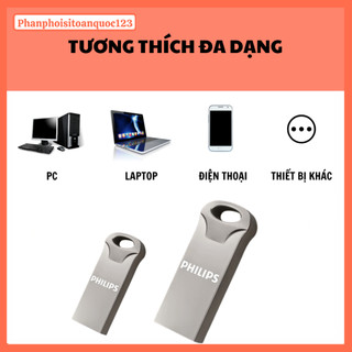 USB 2.0 PH BH 8GB/16GB/32GB/64GB/128GB – Vỏ Kim Loại Mini Chống Nước Siêu Bền