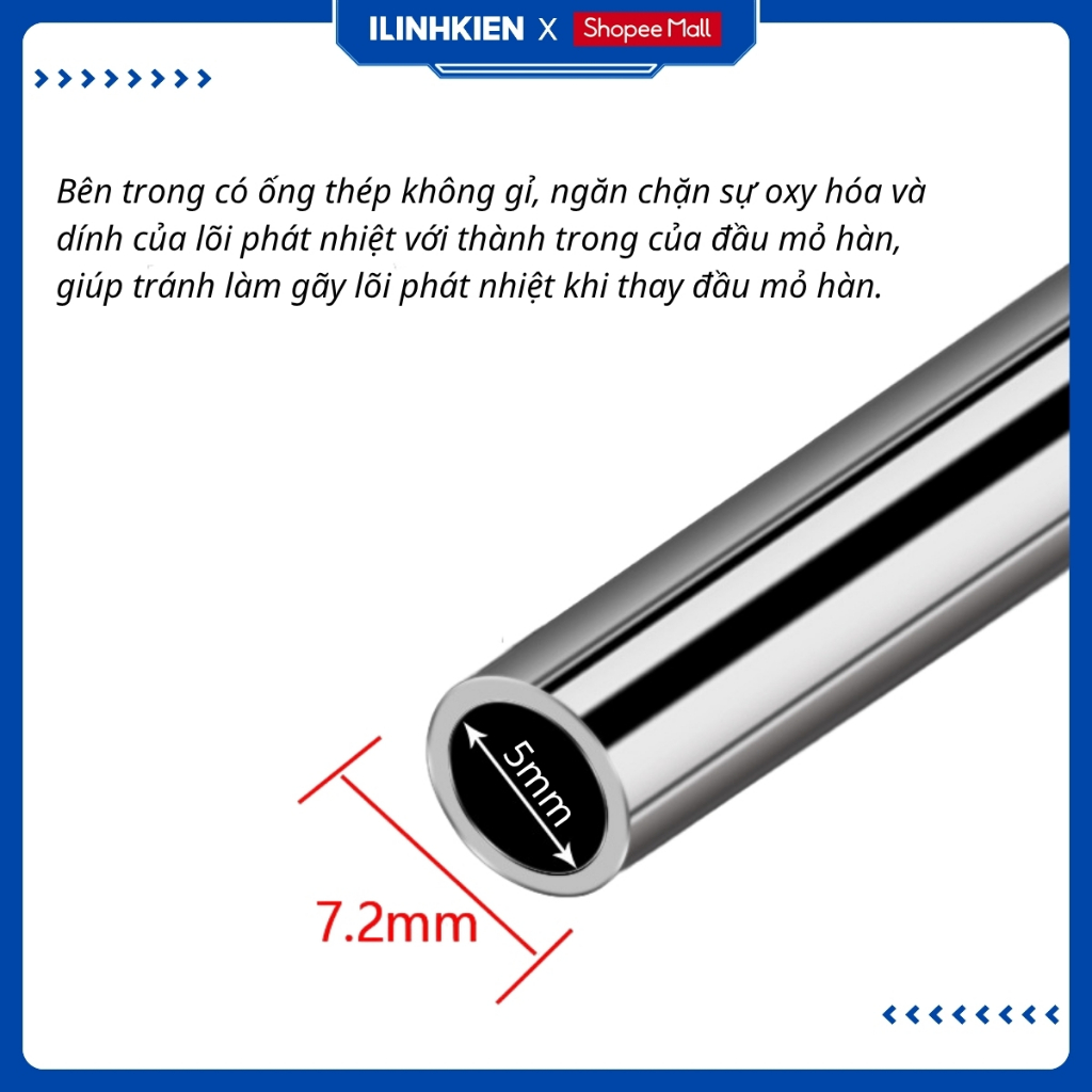 Mũi Hàn 919 gia nhiệt nhanh tuổi thọ cao dùng cho mỏ hàn 100W