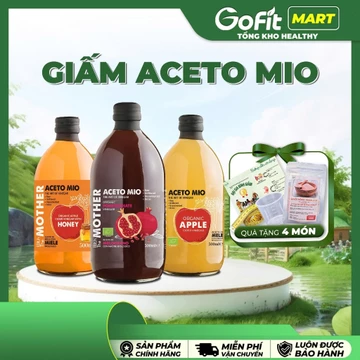 [Giấm cho Newbie] Giấm Lựu/ Giấm Táo Mật Ong/ Giấm Táo Hữu Cơ Có Giấm Cái 500ml Organic, Giấm Táo Aceto Mino Chua Nhẹ Dễ