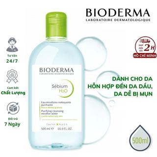 Nước Tẩy trang Bioderma Sensibio + Sebium H2O Sạch Sâu, Dịu Nhẹ Cho Da Nhạy Cảm, Da Dầu 100ml 500ml