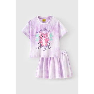 Bộ áo váy thun bé gái Rabity 557.001