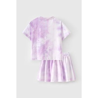 Bộ áo váy thun bé gái Rabity 557.001