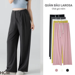 Quần Bầu Thu Đông Larosa Chất Gió Mềm Kiểu Dáng Hàn Quốc Không Có Đáp Bụng LA166Q