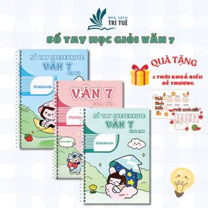 Sketchnote Sổ tay học giỏi Văn 7, tổng hợp đầy đủ kiến thức Văn 7