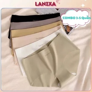 SET 3-5 Quần lót su đúc nữ dày dặn co giãn 4 chiều êm ái cạp vừa ôm mông sexy quyến rũ LANIXA L057