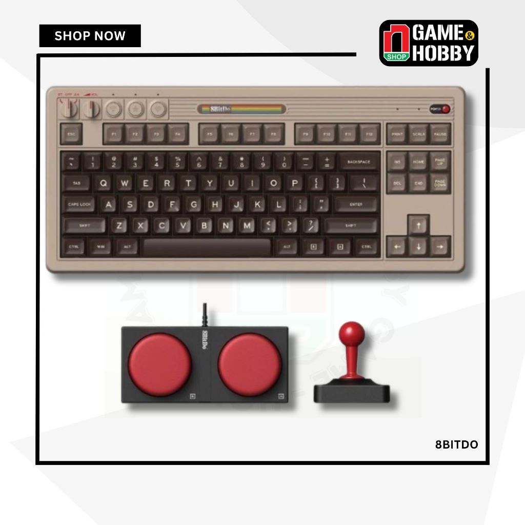 Bàn phím cơ 8BitDo Retro Mechanical Keyboard - C64 Edition - Sản phẩm ...