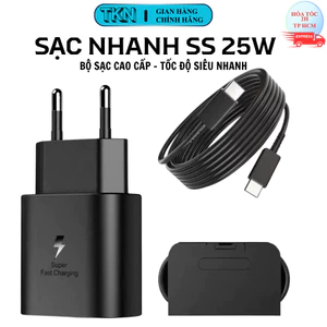 Bộ sạc nhanh 25W, loại cao cấp chính hãng TKN dùng cho điện thoại sam sun... vv bảo hành 1 năm.
