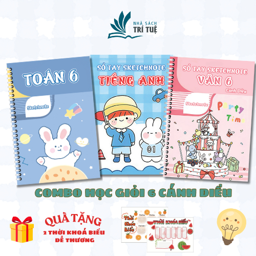 COMBO SIÊU ƯU ĐÃI Sổ tay học giỏi TOÁN - VĂN - ANH tổng hợp đầy đủ kiến thức từ L2-L9