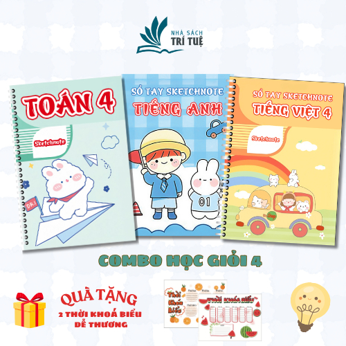 COMBO SIÊU ƯU ĐÃI Sổ tay học giỏi TOÁN - VĂN - ANH tổng hợp đầy đủ kiến thức từ L2-L9
