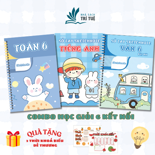COMBO SIÊU ƯU ĐÃI Sổ tay học giỏi TOÁN - VĂN - ANH tổng hợp đầy đủ kiến thức từ L2-L9
