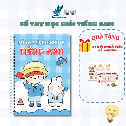Sổ tay tổng hợp ngữ pháp Tiếng Anh sketchnote English hệ thống kiến thức ngữ pháp từ L3-L12