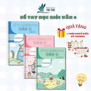 Sketchnote Sổ tay học giỏi Văn 6, tổng hợp đầy đủ kiến thức Văn lớp 6