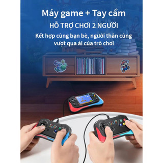 Máy Chơi Game Cầm Tay M8 Plus - Q12- Có Tay Cầm - Màn Hình 3.5 Inch Siêu Nét - Pin 1200mAh