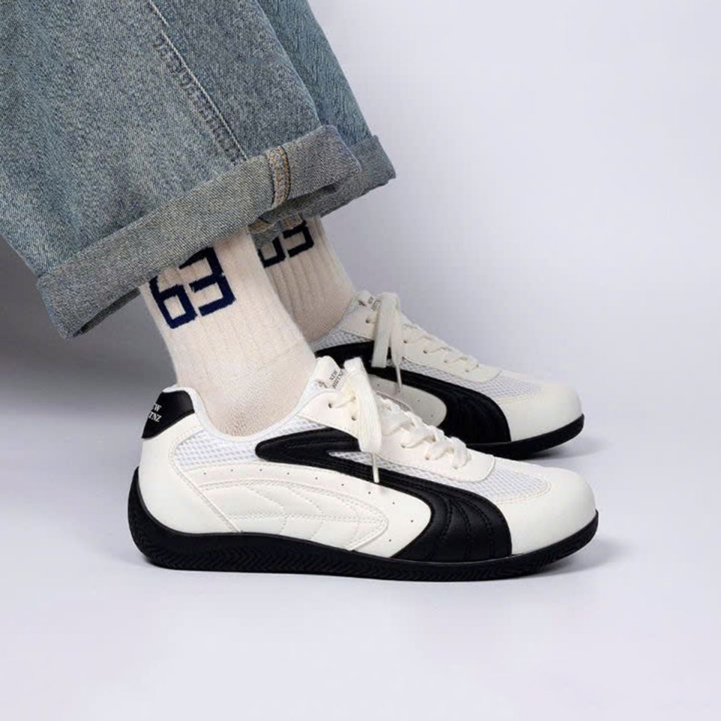 Giày sneaker nam LAKINTA già  thể thao nam đê bằng mẫu mới đẹp GHY1