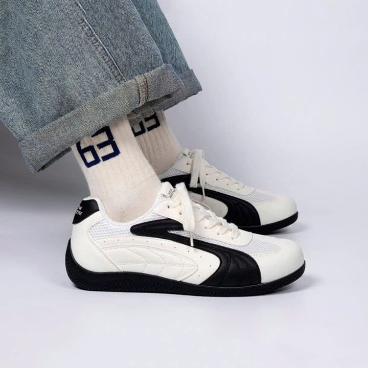 Giày sneaker nam LAKINTA già thể thao nam đê bằng mẫu mới đẹp GHY1