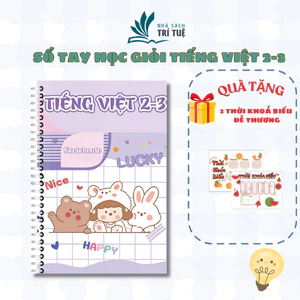 Sketchnote Sổ tay học giỏi Tiếng Việt 2-3, tổng hợp đầy đủ kiến thức Tiếng Việt 2 và 3