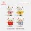 Gấu Thú Bông Bé Cừu Bạch Dương Bận Áo Hoodie Siêu Mềm Mịn Siêu Dễ Thương Quà Tặng Độc Đáo
