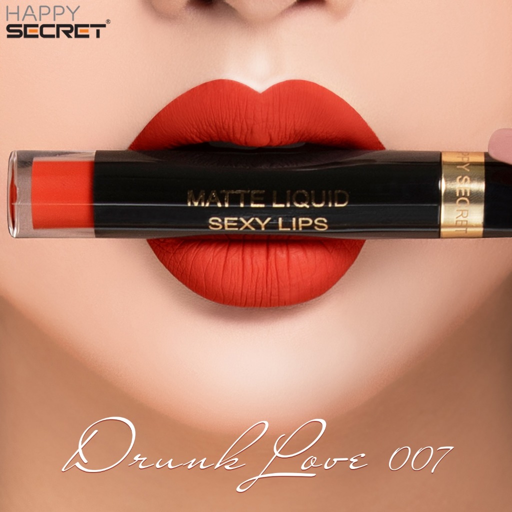 Son lì không trôi Top White- Matte Liquid Sexy Lips Drunk Love 007