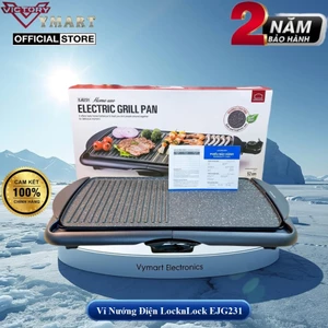 Bếp Nướng Điện LocknLock Electric Grill EJG231 | EJG232 - 2000W Vỉ Nướng Đa Năng - Bảo Hành 2 Năm
