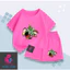 Set Bộ Cho Bé Vải Thun Cotton Mềm Mịn Thoáng Mát, Hình Shin Và Các Bạn Trang Trí Cây Thông (M 290)