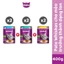 WHISKAS Combo 3 Thức Ăn Cho Mèo Trưởng Thành Dạng Pate Mix 3 Vị 400G (dạng lon)