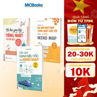 Sách - Combo Tự học tiếng Nhật siêu tốc cho người mới bắt đầu