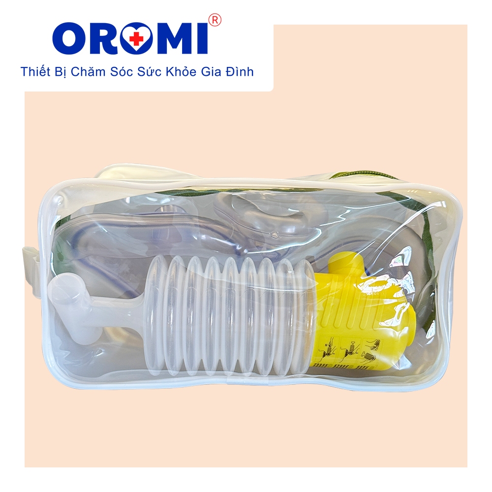 Bộ Hút Dị Vật OROMI SOS-011 - Sơ Cứu Nghẹt Thở Chống Hóc Cho Bé Và Người Lớn