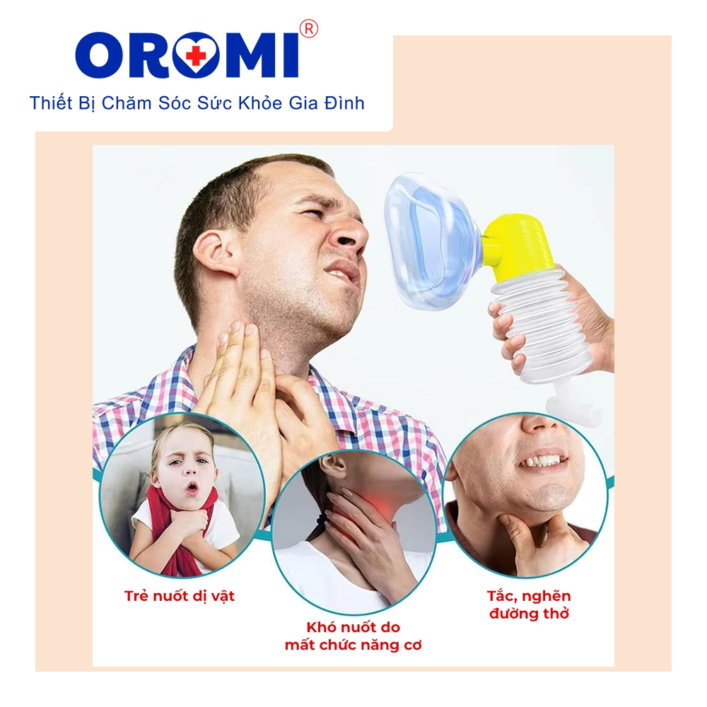 Bộ Hút Dị Vật OROMI SOS-011 - Sơ Cứu Nghẹt Thở Chống Hóc Cho Bé Và Người Lớn