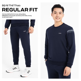 Bộ Quần Áo Nỉ Nam Thu Đông Cao Cấp MENTORIS, Form Regular Fit, Mềm Mại, Ấm Áp MBN2502