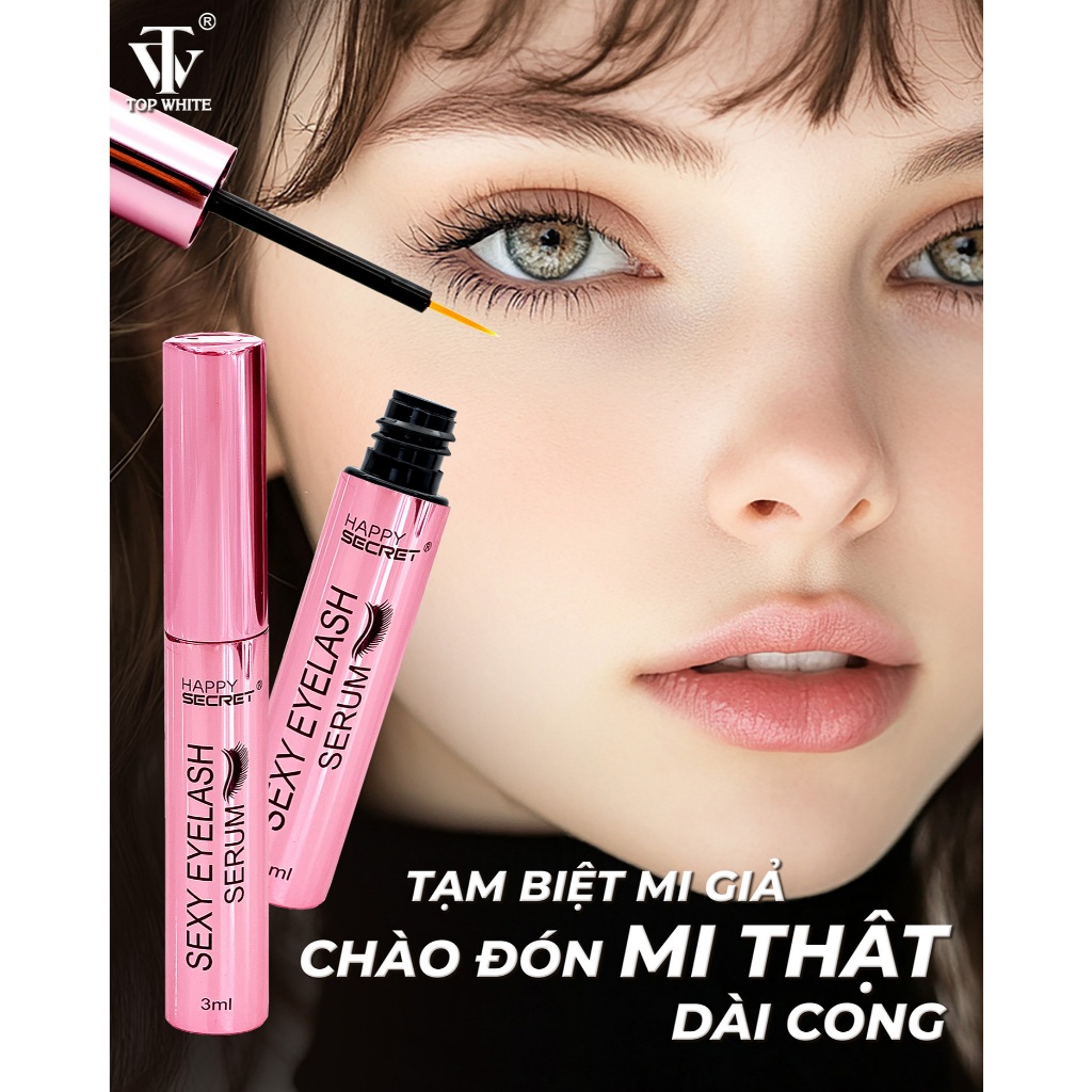 Dưỡng mi dài đẹp tự nhiên Top White – Sexy Eyelash Serum