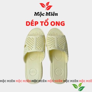 Dép tổ ong Asia nam nữ màu Kem siêu nhẹ. Hàng chính hãng cao cấp