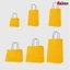 Set 50c Túi giấy Kraft màu vàng đựng đồ nhiều size, sẵn hàng
