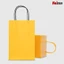 Set 50c Túi giấy Kraft màu vàng đựng đồ nhiều size, sẵn hàng