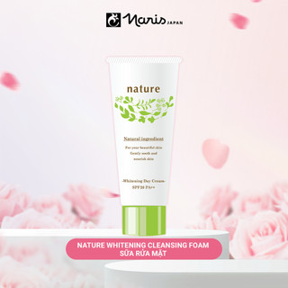 Sữa rửa mặt sáng da Naris Nature Whitening Cleansing Foam 100g