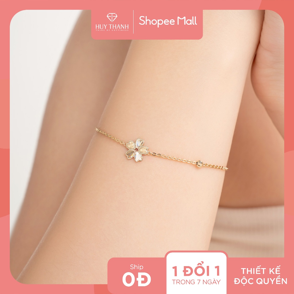 Lắc Tay Vàng Tây 14k LBZ021 Huy Thanh Jewelry | Shopee Việt Nam