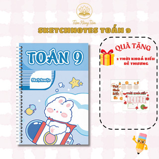 Sổ Tay Sketchnote Toán 9 - Tổng Hợp Kiến Thức Toán Lớp 9 Dễ Hiểu, Ôn Tập Hiệu Quả