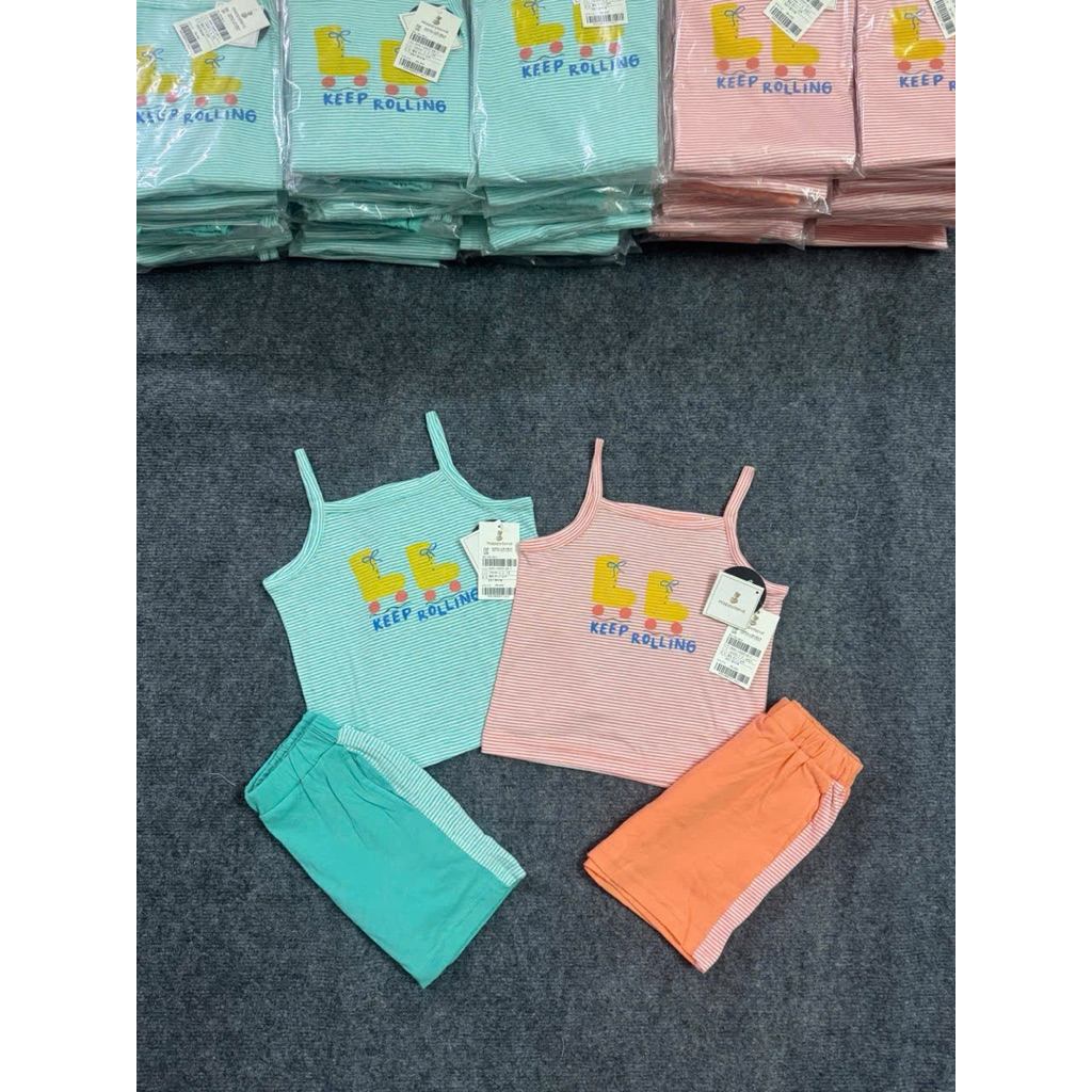 Bộ hai dây Happyland xuất Hàn fulltag giấy 90-120