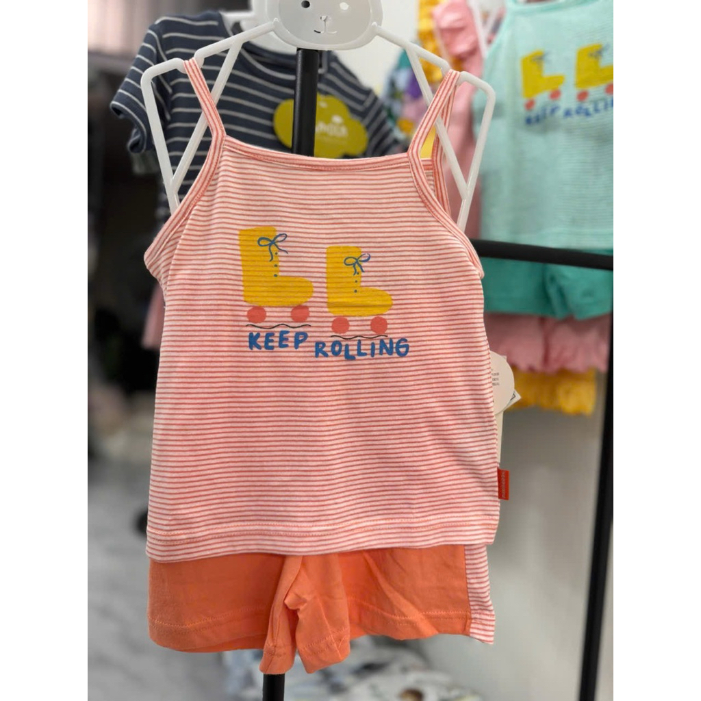 Bộ hai dây Happyland xuất Hàn fulltag giấy 90-120