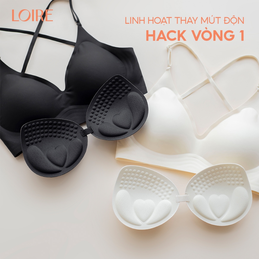 Áo Bra Loire Không Gọng Mút Xốp 0,5cm Dây Lưng Dễ Điều Chỉnh Loirechic Al250712