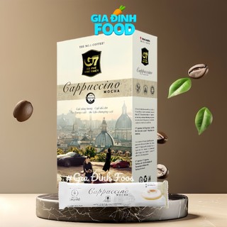 Trung Nguyên Legend - Cà phê hoà tan rang xay Cappuccino Mocha - Hộp 12 gói x 18gr ( có sữa) - ship hoả tốc